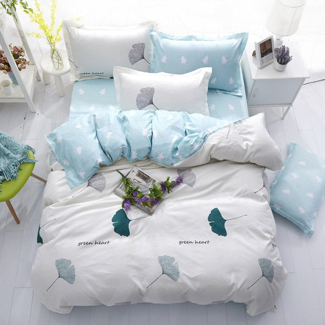 Nordic Simple Bedding Set Adult Duvet Cover Sets Bedclothes Bed Linen Sheet Single Double Queen King size Qulit Covers 240/220