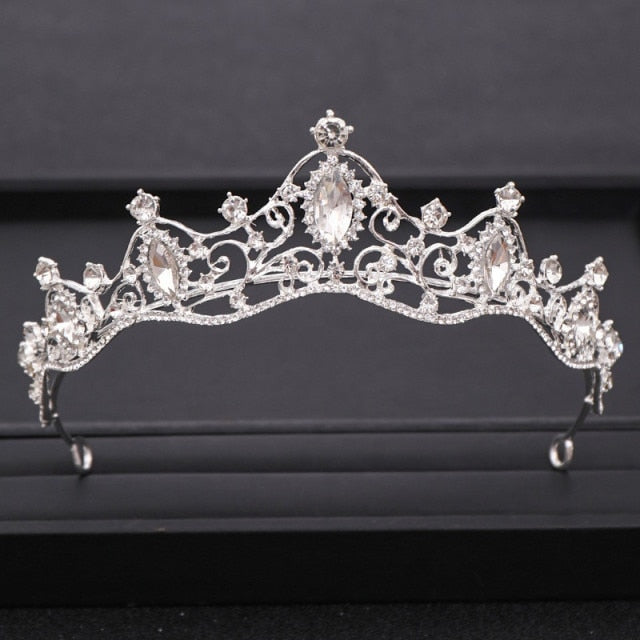 Wedding Crown Hair Jewelry Bridal Hair Accessories Women Baroque Crown Rhinestones Crystal Tiaras Bride QueenParty Crowns Gift-Dollar Bargains Online Shopping Australia