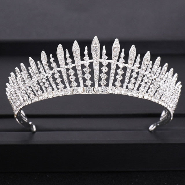 Wedding Crown Hair Jewelry Bridal Hair Accessories Women Baroque Crown Rhinestones Crystal Tiaras Bride QueenParty Crowns Gift-Dollar Bargains Online Shopping Australia