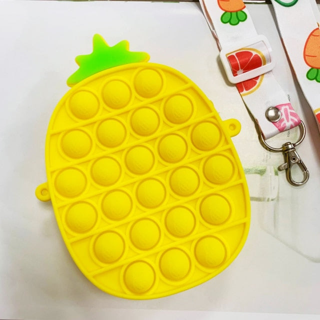 Fidget Reliver Stress Toy Rainbow Push Bubble Antistress Toys Adults &amp; Children Sensory Toys to Relieve Autism-Dollar Bargains Online Shopping Australia