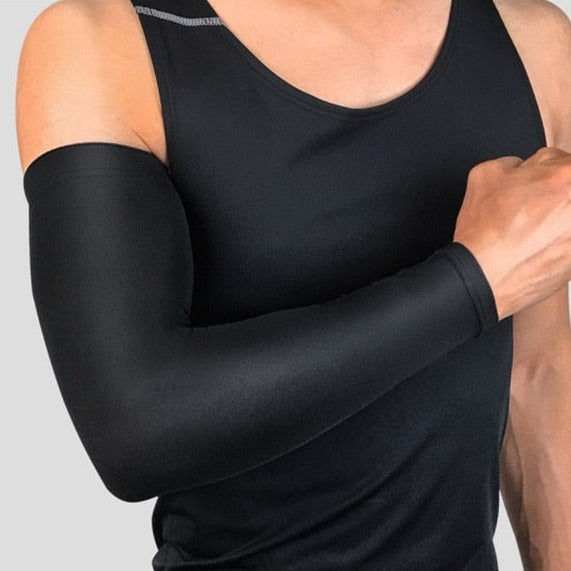 Breathable Quick Dry UV Protection Running Arm Sleeves Basketball Elbow Pad Fitness Armguards Sports Cycling Arm Warmers