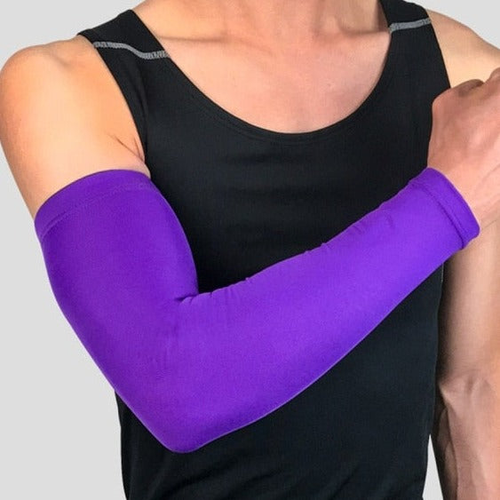 Breathable Quick Dry UV Protection Running Arm Sleeves Basketball Elbow Pad Fitness Armguards Sports Cycling Arm Warmers