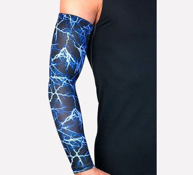 Breathable Quick Dry UV Protection Running Arm Sleeves Basketball Elbow Pad Fitness Armguards Sports Cycling Arm Warmers