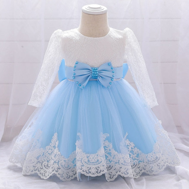 Christmas Sequin Cake Double Baby Girl Dress 1 Year Birthday Dress Newborn Party Wedding Vestidos Baby Girl Christening Clothes