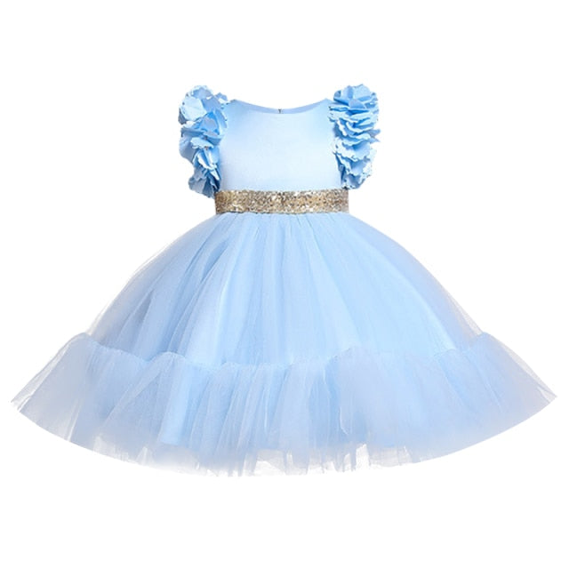 Kids Tutu Birthday Princess Party Dress for Girls Infant Lace Children Bridesmaid Elegant Dress for Girl baby Girls Clothes-Dollar Bargains Online Shopping Australia
