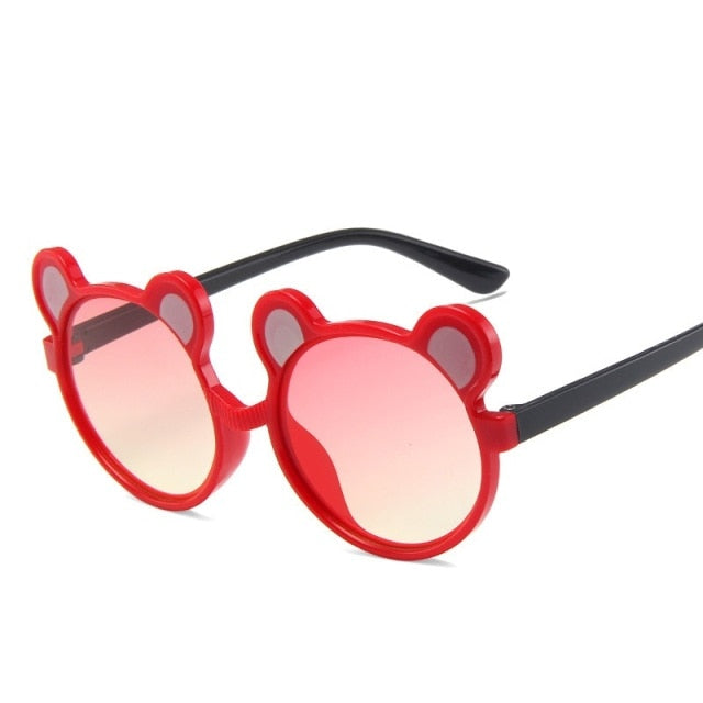 Summer Girl Boys Cute Sunglasse Animal Cartoon Flower Wings Outdoor  Children Lovely Vintage Sunglasses Protection Classic Kids