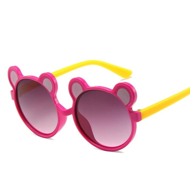 Summer Girl Boys Cute Sunglasse Animal Cartoon Flower Wings Outdoor  Children Lovely Vintage Sunglasses Protection Classic Kids