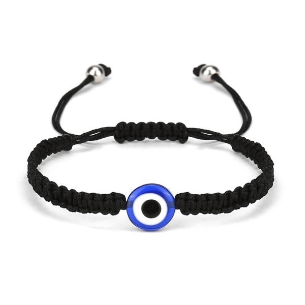 Lucky Evil Eye Bracelets Blue Evil Eye Bead Bracelet Men Women Handmade Lucky Jewelry Charm Bracelet-Dollar Bargains Online Shopping Australia