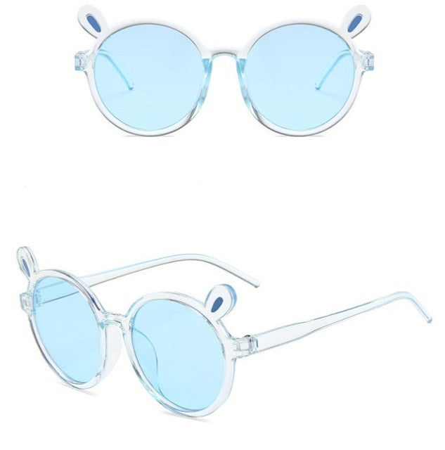 Summer Girl Boys Cute Sunglasse Animal Cartoon Flower Wings Outdoor  Children Lovely Vintage Sunglasses Protection Classic Kids