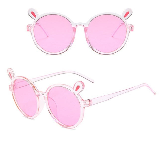 Summer Girl Boys Cute Sunglasse Animal Cartoon Flower Wings Outdoor  Children Lovely Vintage Sunglasses Protection Classic Kids