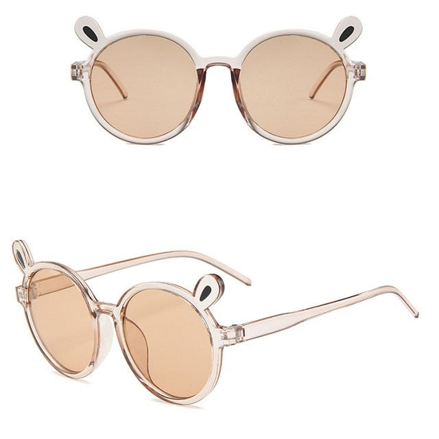 Summer Girl Boys Cute Sunglasse Animal Cartoon Flower Wings Outdoor  Children Lovely Vintage Sunglasses Protection Classic Kids