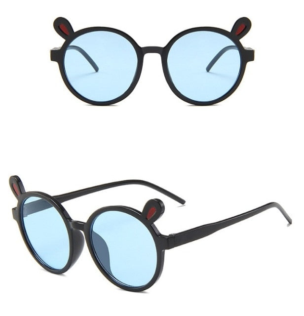 Summer Girl Boys Cute Sunglasse Animal Cartoon Flower Wings Outdoor  Children Lovely Vintage Sunglasses Protection Classic Kids