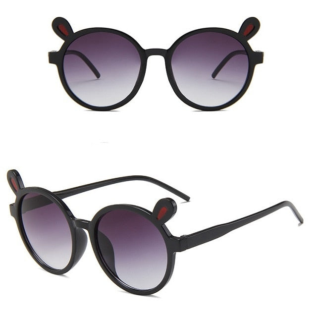 Summer Girl Boys Cute Sunglasse Animal Cartoon Flower Wings Outdoor  Children Lovely Vintage Sunglasses Protection Classic Kids