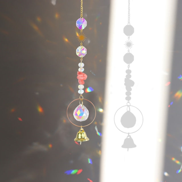 Crystal Star Hexagon Diamond Prisms Hanging Rainbow Chaser Lighting Accessories for Window Curtains Pendant Home Garden Decor-Dollar Bargains Online Shopping Australia