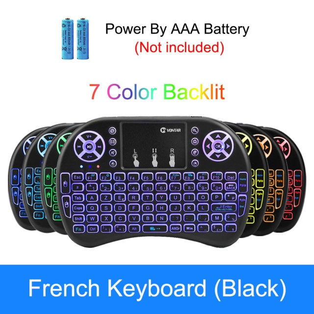 i8 Wireless Keyboard Russian English Hebrew Version i8+ 2.4GHz Air Mouse Touchpad Handheld for Android TV BOX Mini PC-Dollar Bargains Online Shopping Australia