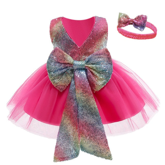 Baby Dress For Baby Girls 1st Year Birthday Dress Infant Sequin Party Princess Dress Baby Carnival Costume Newborn Clothes-Dollar Bargains Online Shopping Australia