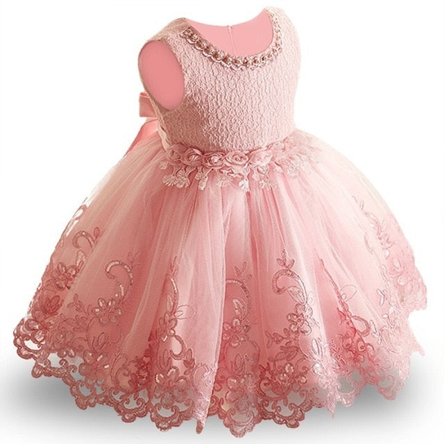 New Year Costume For Kids Baby Ball Gown Birthday Party Wedding Clothes Tutu Princess Dresses For Girls Children Vestido 0-5 Age