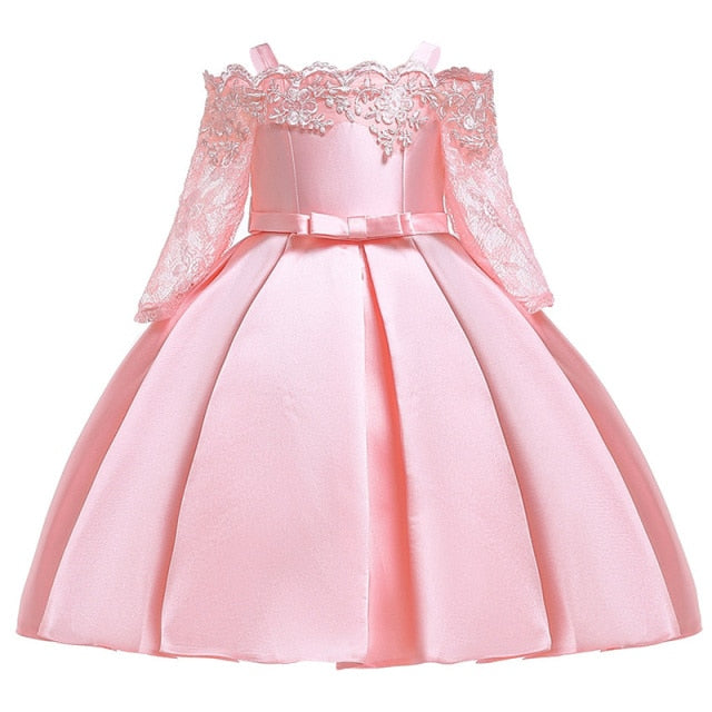 Formal Ball Gown Kids Dresses For Girls Elegant Princess Clothing Carnival Costumes Wedding Party