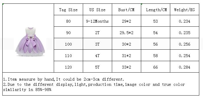 Baby Girls New Year Costume Toddler Kids Wedding and Birthday Party Lace Princess Dress Children Christmas Clothes-Dollar Bargains Online Shopping Australia