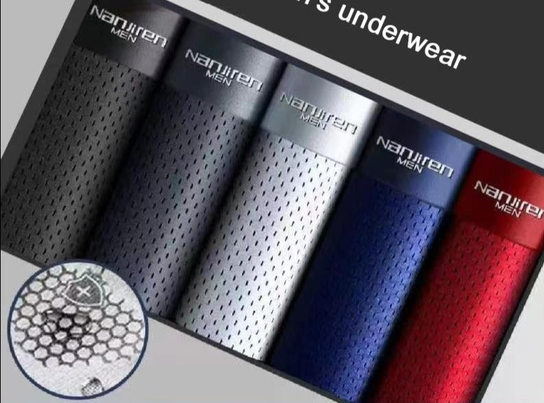 Boxers Men Boxer Shorts Men Underwear Male Underwear Boxers Homme Ice Silk Mesh Boxershorts Plus Size Panties Sexy Underpants-Dollar Bargains Online Shopping Australia