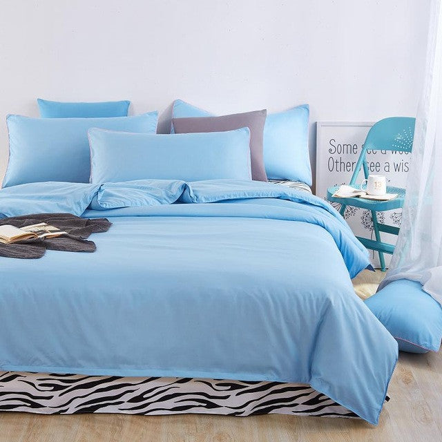 Autumn bedding set Brief style bed linens 5 size zebra-stripe bed sheet Microfiber brushed bed set bedding