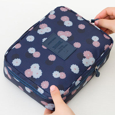 Women's Travel Organization Beauty cosmetic Make up Storage Cute Lady Wash Bags Handbag Pouch Accessories