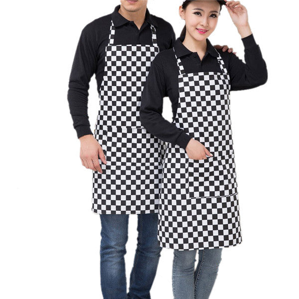 Adjustable Chili Pattern Apron Chef Waiter Kitchen Cook Apron With Pockets Polyester Halter Bib Delantal Cocina For Man Woman