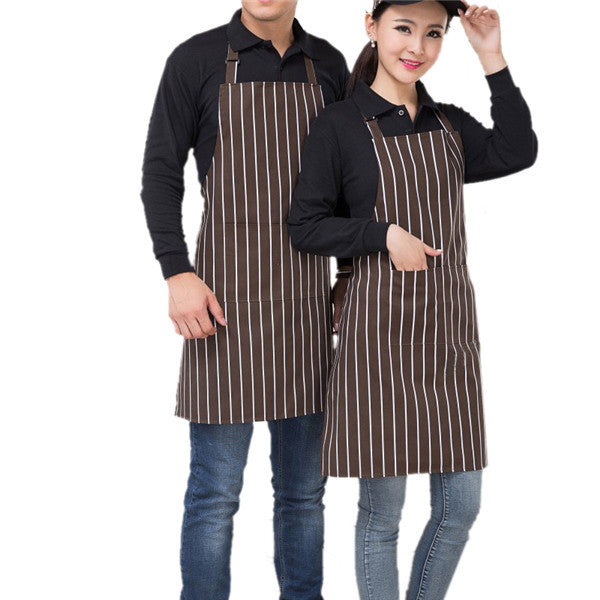 Adjustable Chili Pattern Apron Chef Waiter Kitchen Cook Apron With Pockets Polyester Halter Bib Delantal Cocina For Man Woman