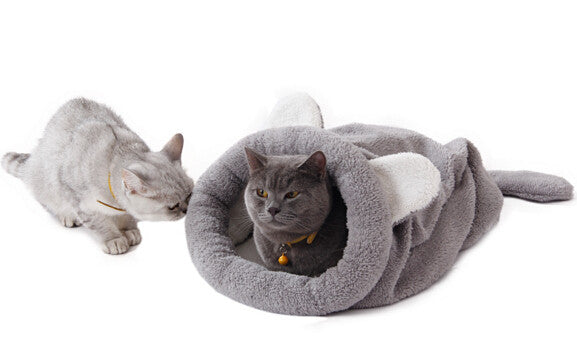 Cat Bed Soft Warm Cat House Pet Mats Puppy Cushion Rabbit Bed Funny Pet Products 4 Color