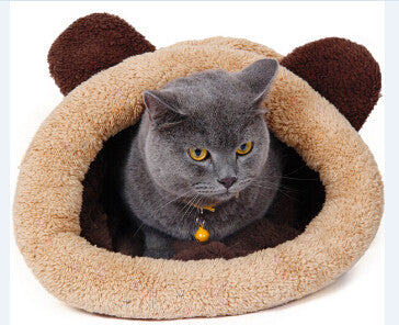 Cat Bed Soft Warm Cat House Pet Mats Puppy Cushion Rabbit Bed Funny Pet Products 4 Color