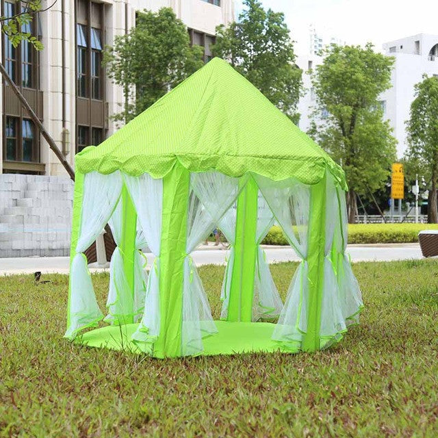 Portable Princess Castle Play Tent Children Activity Fairy House kids Funny Indoor Outdoor Playhouse Beach Tent Baby playing Toy