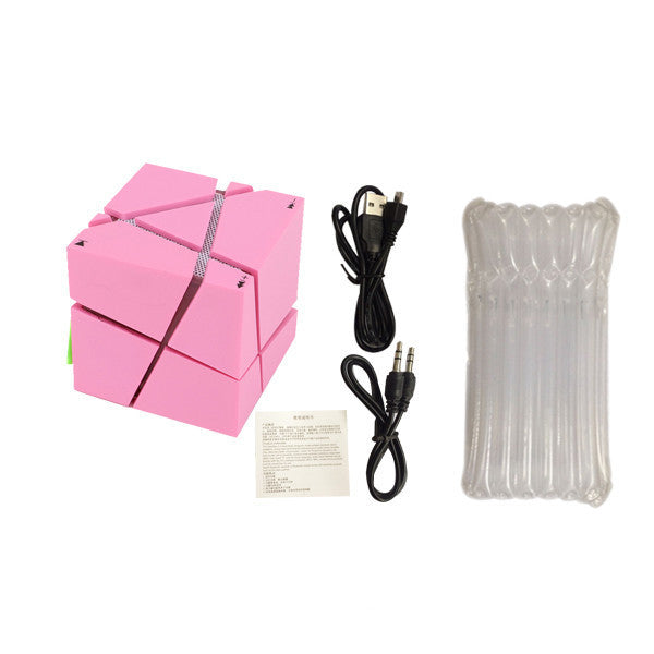 Lofree Qone7 EDGE Portable Mini Bluetooth Speaker LED 3W Stereo Sound Box Mp3 Player Subwoofer Speakers Built-in 500mAh Battery