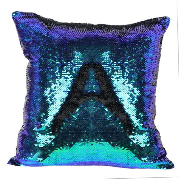 40*40CM DIY Glitter Sequins Magic Throw Pillow Cases Cover Mermaid Changing Scale Hugging Cushion Decorative Pillow Case Cover