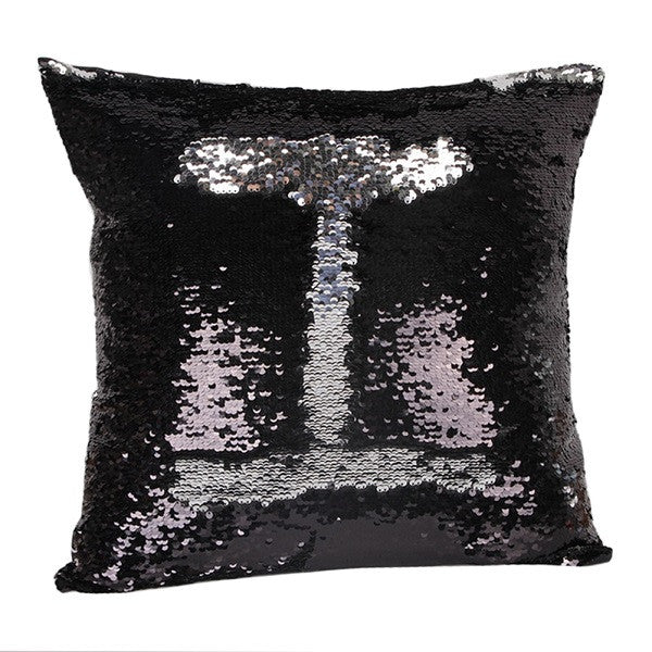 40*40CM DIY Glitter Sequins Magic Throw Pillow Cases Cover Mermaid Changing Scale Hugging Cushion Decorative Pillow Case Cover