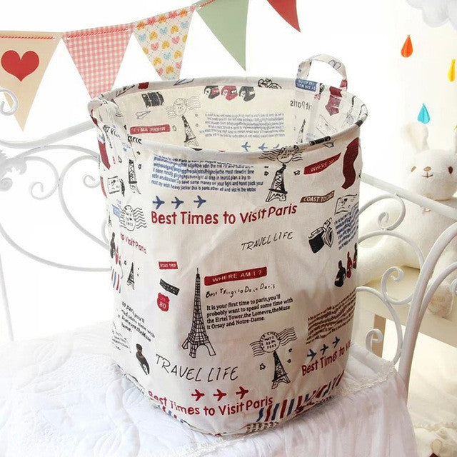 Patterns Laundry Basket Dirty Clothes Storage Basket Folding Storage Basket Toys Home Storage Bag Laundry Basket #87109