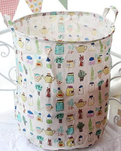 Patterns Laundry Basket Dirty Clothes Storage Basket Folding Storage Basket Toys Home Storage Bag Laundry Basket #87109