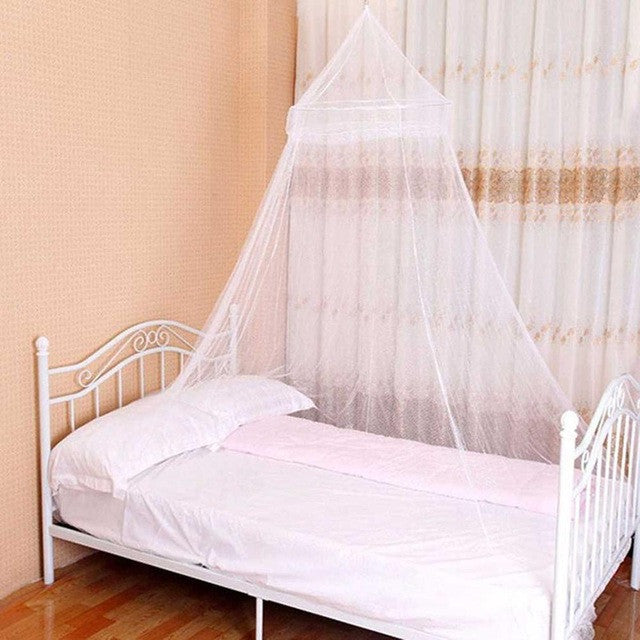 Universal Elegant Round Lace Insect Bed Canopy Netting Curtain Dome Polyester Bedding Mosquito Net Home Furniture