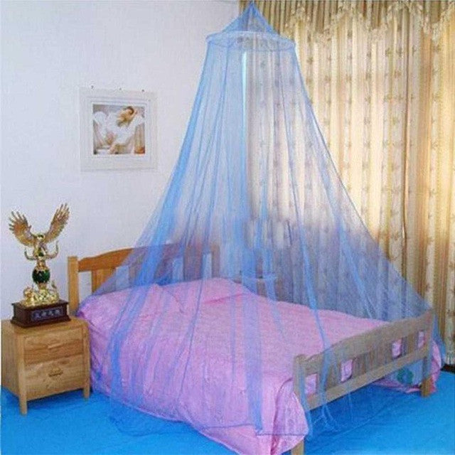 Universal Elegant Round Lace Insect Bed Canopy Netting Curtain Dome Polyester Bedding Mosquito Net Home Furniture