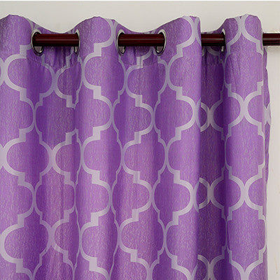 Quatrefoil Modern Window Curtains for Living Room Bedroom Kitchen Window Treatments Panels Fabric and Draperies