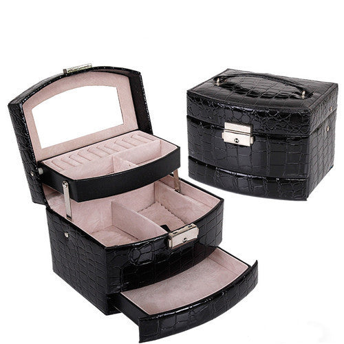 Beauty Vanity Cosmetic Case Birthday Gift Makeup Organizer Storage Travel Train Cases Lipstick Storage Organizer Bag Makeup Case