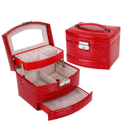 Beauty Vanity Cosmetic Case Birthday Gift Makeup Organizer Storage Travel Train Cases Lipstick Storage Organizer Bag Makeup Case