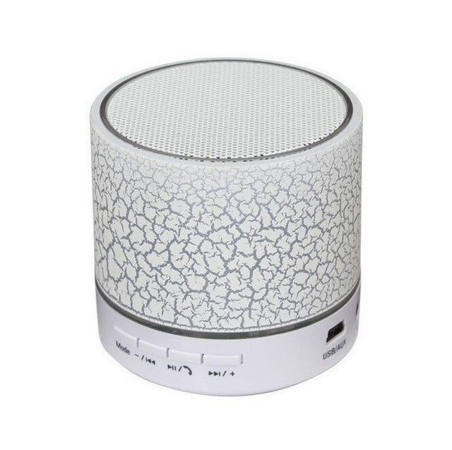 LED MINI Bluetooth Speaker BS008 Wireless Portable Music Speaker Sound Box Subwoofer TF USB Loudspeakers For phone PC