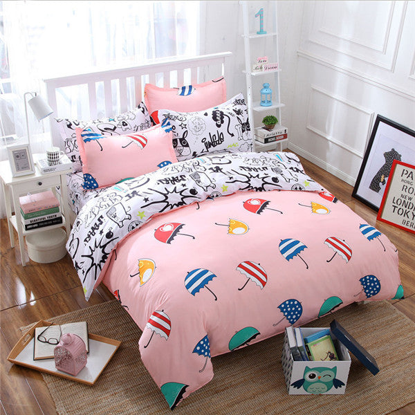 fashion style queen/full/twin size bed linen set bedding set bedclothes duvet cover bed sheet pillowcases