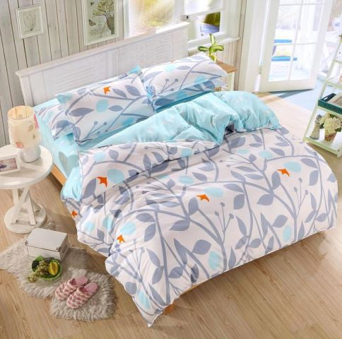 fashion style queen/full/twin size bed linen set bedding set bedclothes duvet cover bed sheet pillowcases