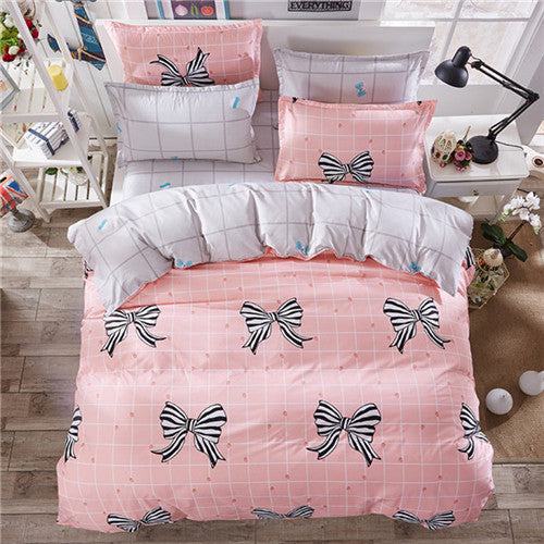 fashion style queen/full/twin size bed linen set bedding set bedclothes duvet cover bed sheet pillowcases