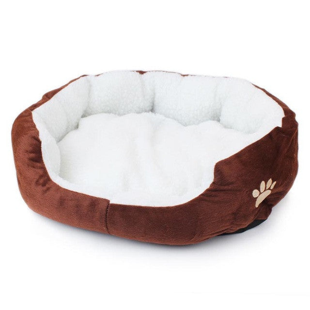 Soft Pet Dog Nest Puppy Cat Bed Fleece Warm Cat House Kennel Plush Mat Pet Products Small Dog Bed cama para cachorro mascotas