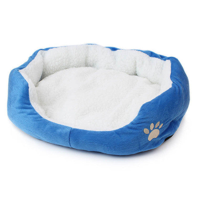 Soft Pet Dog Nest Puppy Cat Bed Fleece Warm Cat House Kennel Plush Mat Pet Products Small Dog Bed cama para cachorro mascotas