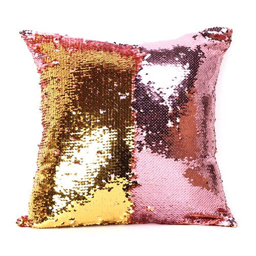 High Quality 1pc Mermaid Pillow Magical Color Changing Reversible Sequin Throw Pillow Cover Cushion Decorative S4445