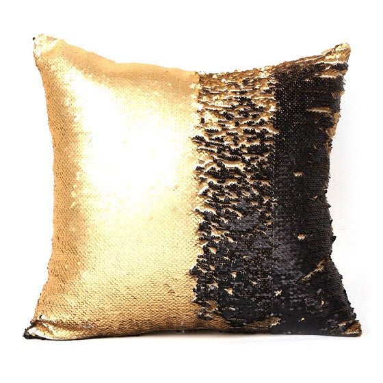 High Quality 1pc Mermaid Pillow Magical Color Changing Reversible Sequin Throw Pillow Cover Cushion Decorative S4445