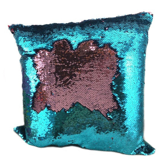 High Quality 1pc Mermaid Pillow Magical Color Changing Reversible Sequin Throw Pillow Cover Cushion Decorative S4445